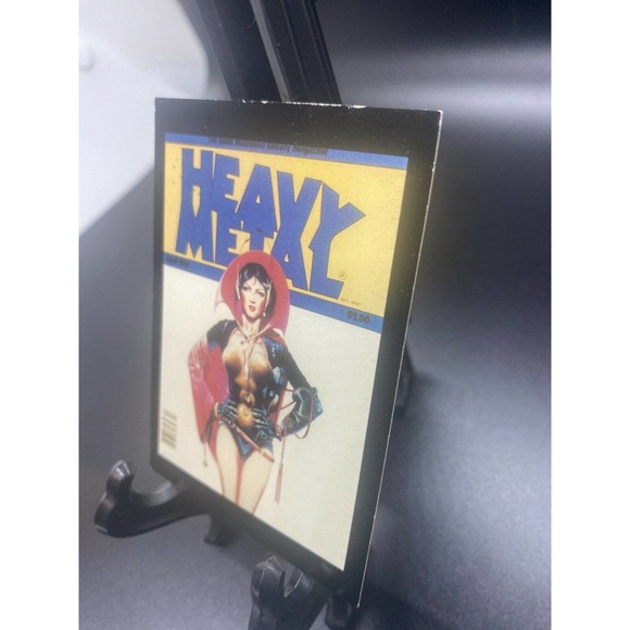 Vintage 1982 Heavy Metal Trading Card No. 42 August 1982 Heavy Metal - Picture 4 of 12